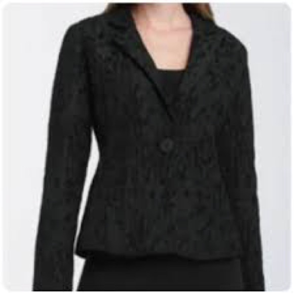 Eileen Fisher Chenille Blazer - Picture 1 of 8